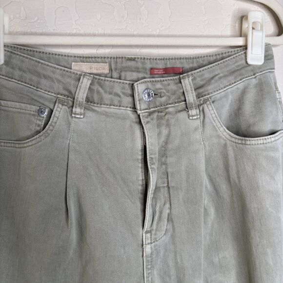 Pilcro Breaker Barrel Leg Jeans Moss - Picture 5 of 8